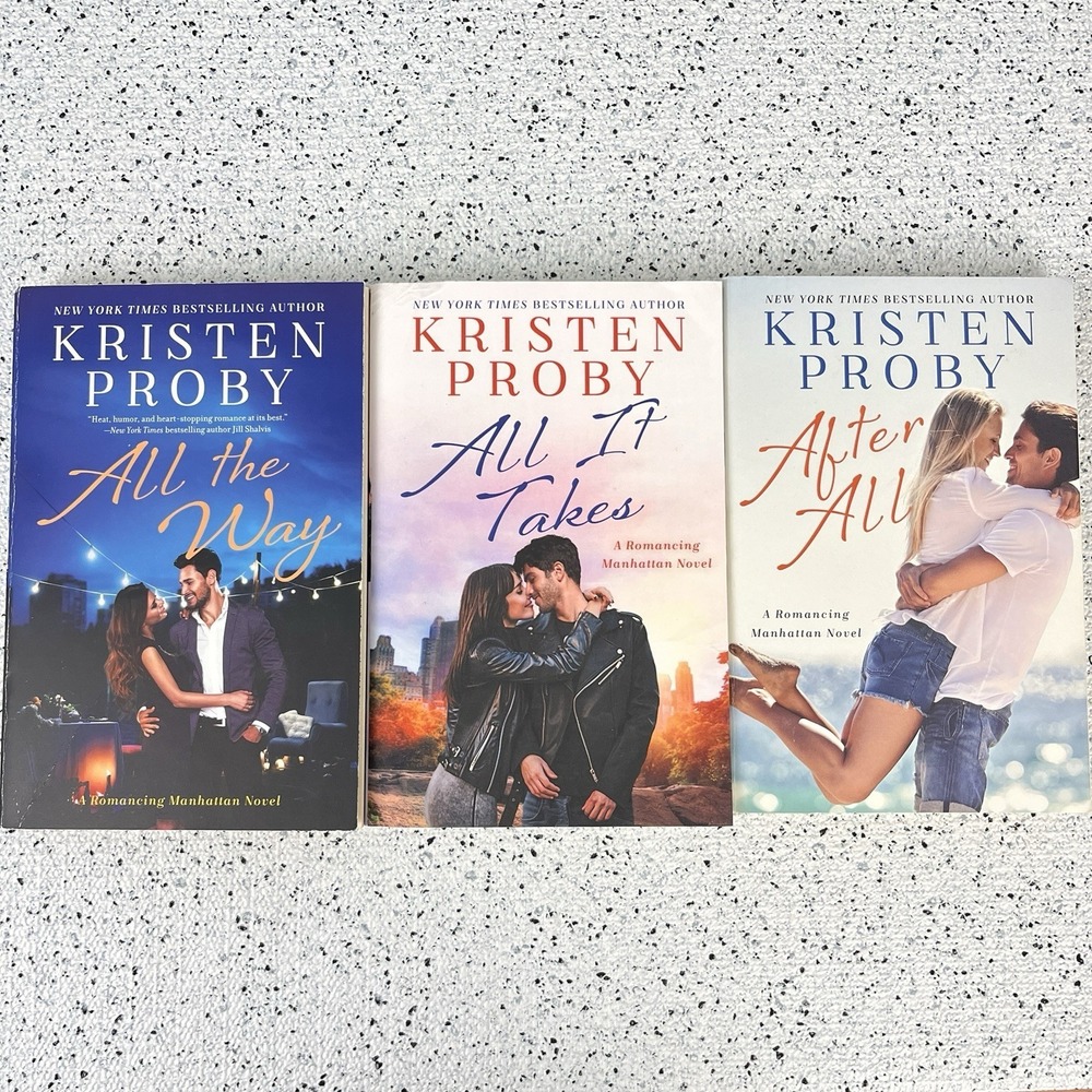 Romancing Manhattan Complete Series Kristen Proby 1,2,3 Romance Books